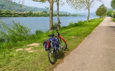 The Moselle cycle path