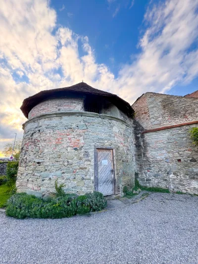 Old watchtower on the town wall in Radolfzell