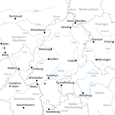 Cycle tours in Hesse