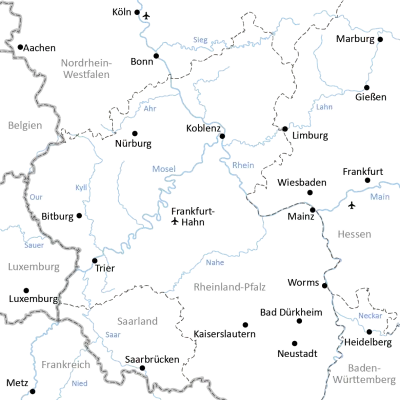Cycling tours in Rhineland-Palatinate and Saarland