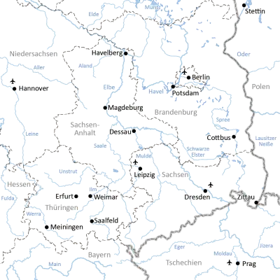 Cycling tours in Saxony, Thuringia and Saxony-Anhalt