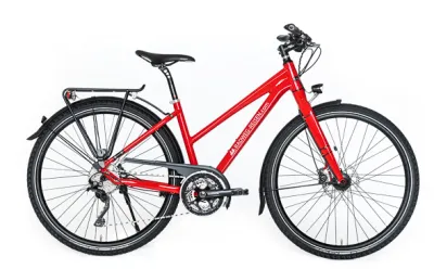 30-speed bike, trapezoidal frame