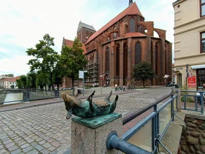 Pig bridge in Wismar
