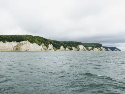 Steep coast at the Königsstuhl
