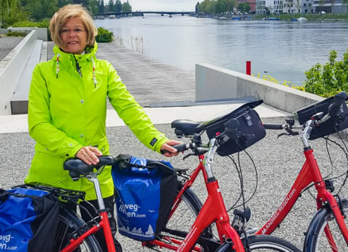 Cycle path trips Rental bikes