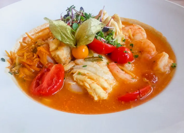 Fish soup in Bernried