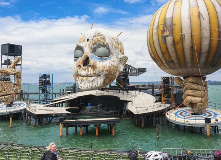 Bregenz lake stage