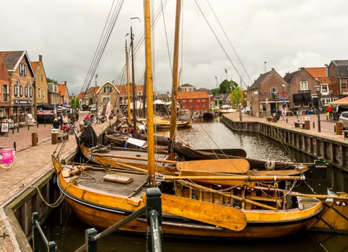 The port in Bunschoten-Spakenburg