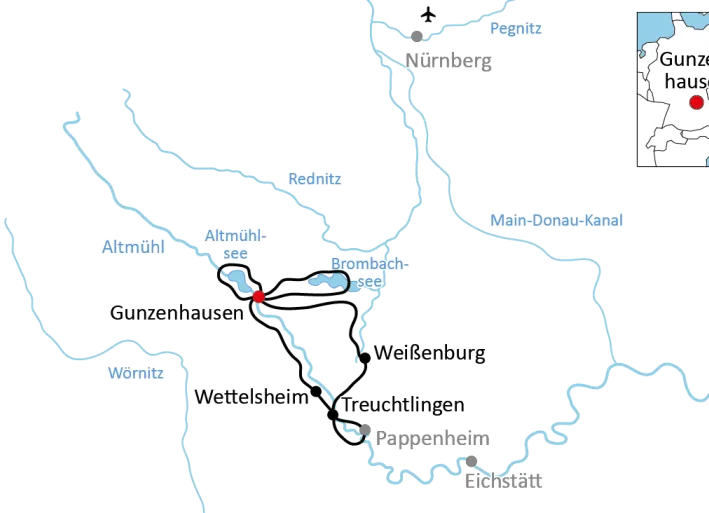 Family-Tour in the Altmühl-Valley