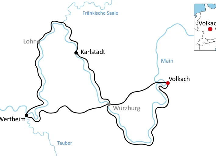 Round trip on the Main for sporty people