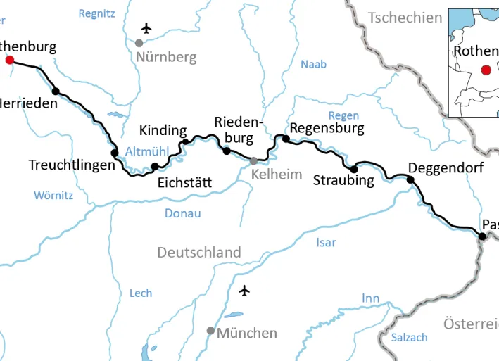 Cycling Holiday along Altmühl and Danube