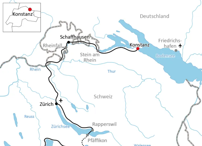 Cycle tour from Constance to Lucerne