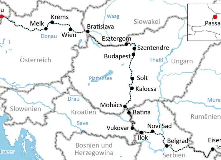 By Boat & Bike from Passau to Belgrade