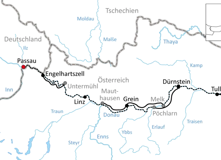 Bike and boat from Passau to Vienna