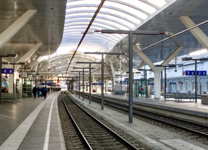 The Tauern Cycle Route, Salzburg Main Station