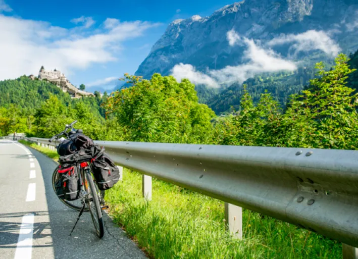 The Tauern Cycle Route, Hohenwerfen Castle