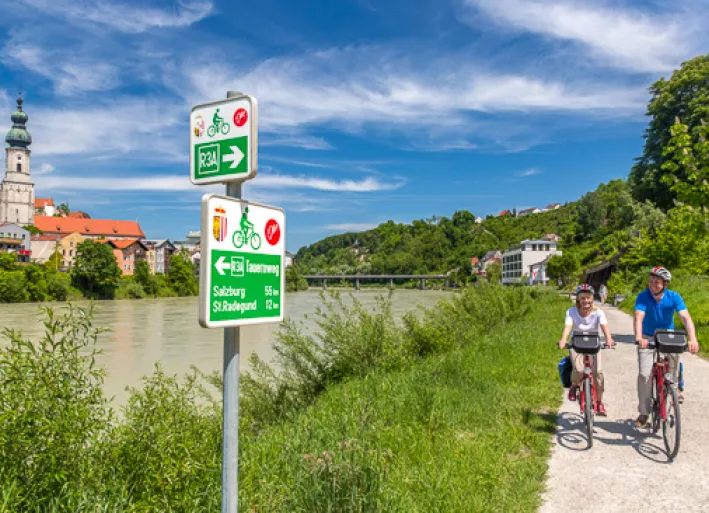 The Tauern Cycle Route, Cycle Route Signposts