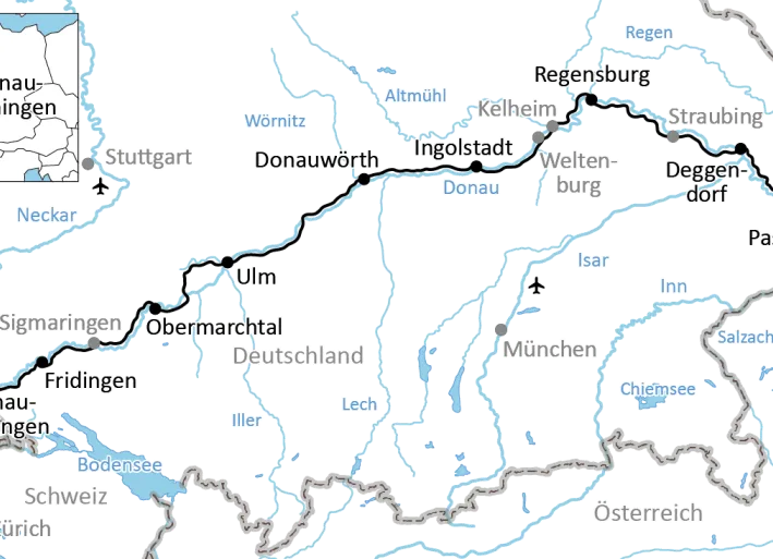 The Danube challenge: Donaueschingen – Passau