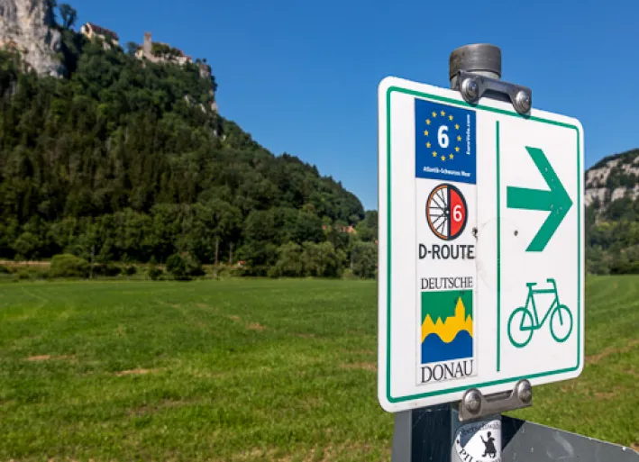 Danube Cycle Route Germany, Signposts