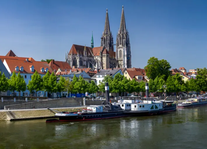 Danube cycle path, Regensburg