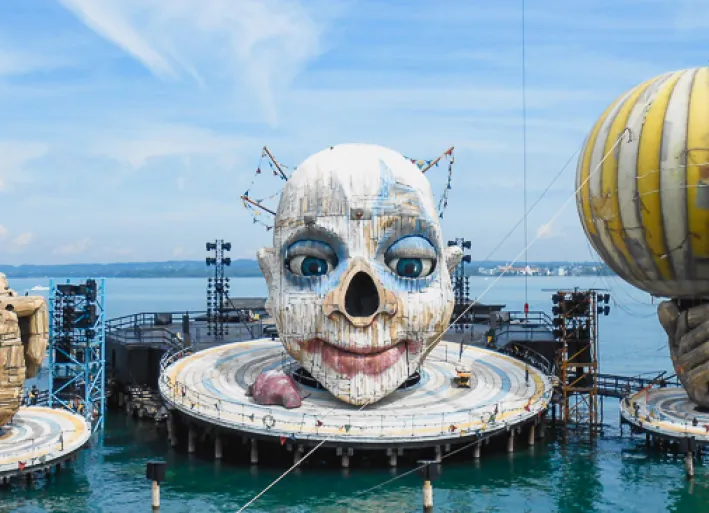 Bregenz lake stage
