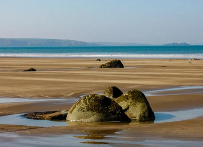 A lonely beach
