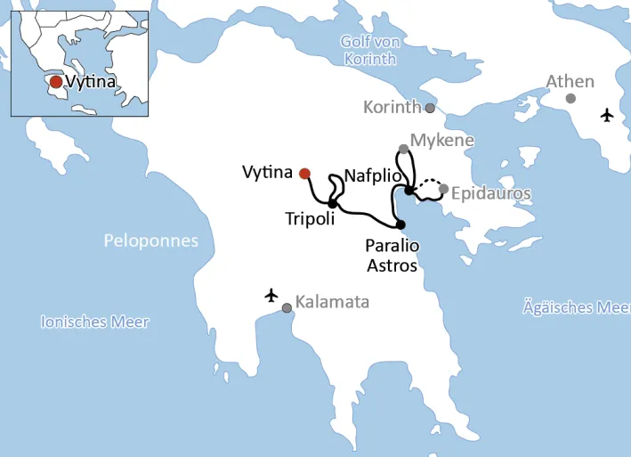 Cycling tour in Greece: The Peloponnese