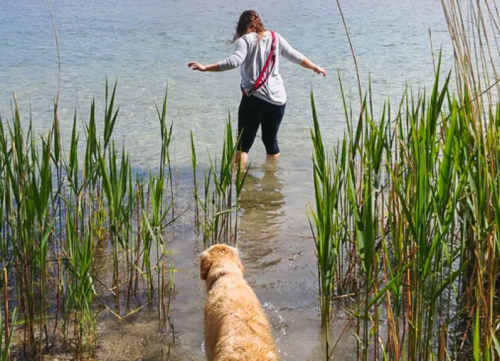 Test the water temperature