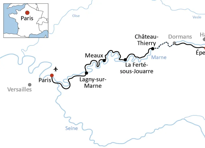 By Bike and Boat from Paris to Champagne