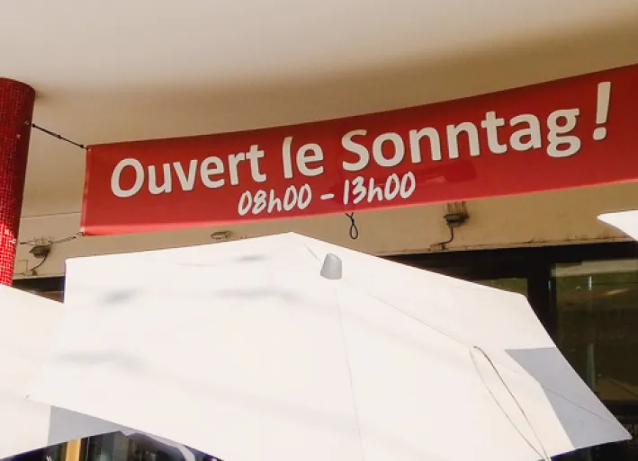 Ouvert le sunday!