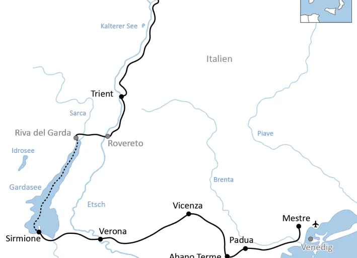 Cycle Tour from Bolzano to Venice