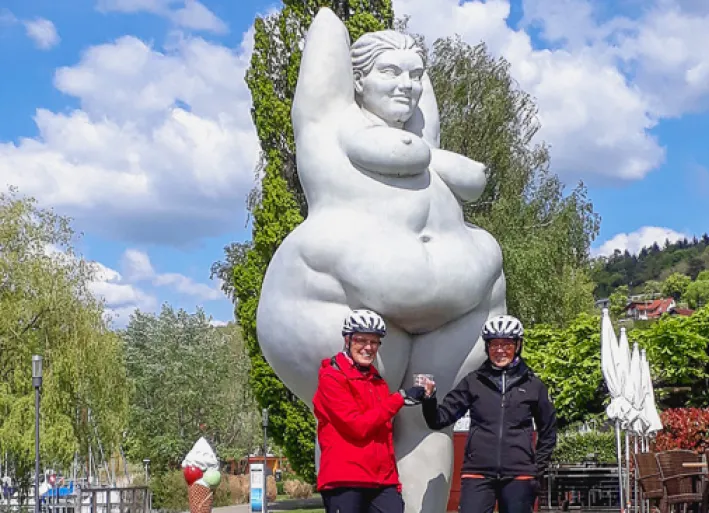 Lenk statue in Ludwigshafen