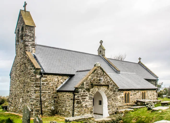 St. Gwyndaf's church Llanwnda