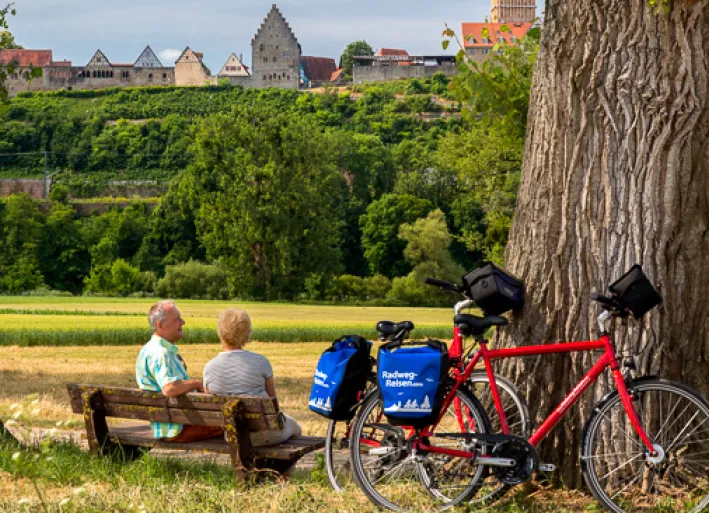 Neckar cycle path, Bad Wimpfen