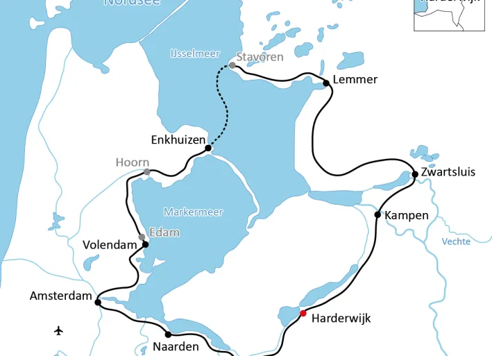 Bike tour around IJsselmeer