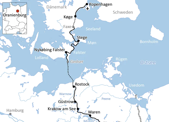 The Berlin-Copenhagen Cycle Route