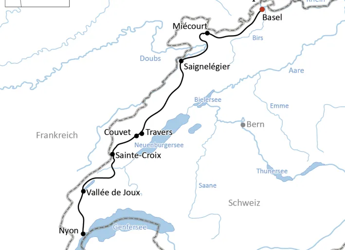 Cycling holidays in Switzerland: The Jura Route