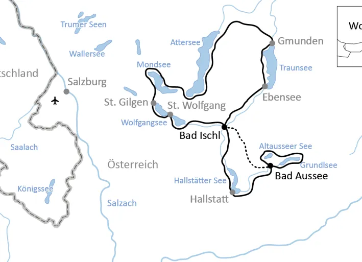 Bike tour through Salzkammergut