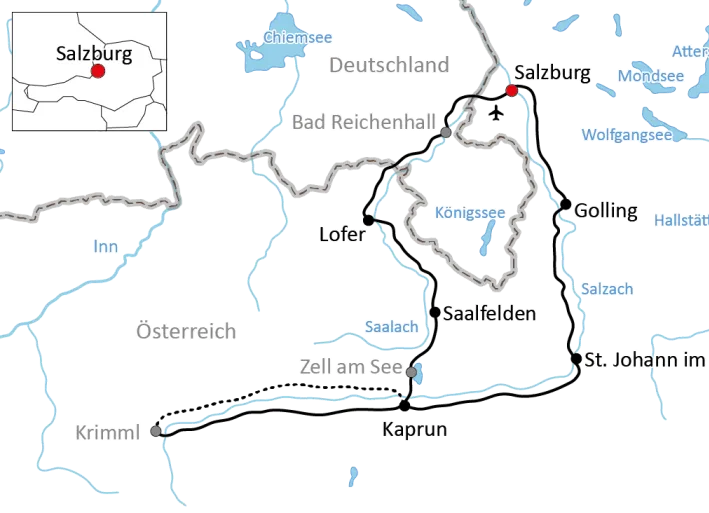 The Tauern Cycle Tour in Austria