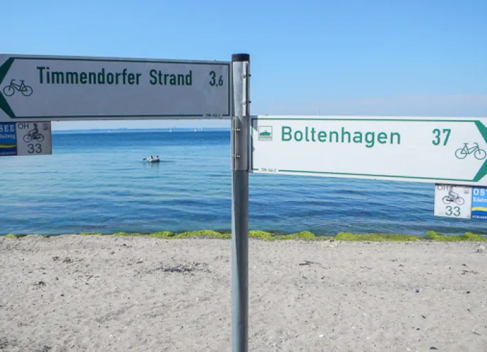 Signage, Baltic Sea cycle path
