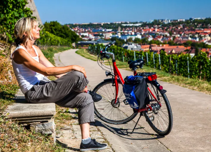 Cycling break, Main cycle path