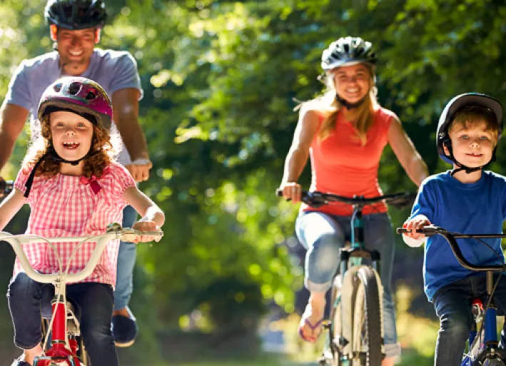 Rhône Cycle Route, Family