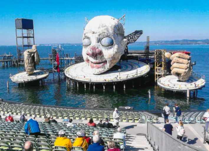 Bregenz lake stage