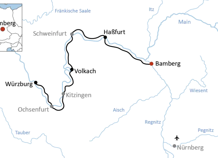 Short Main Cycle Path