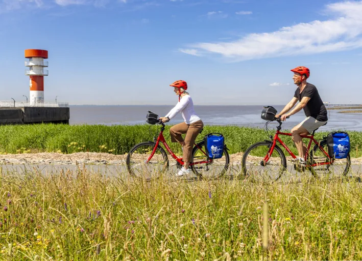North Sea cycle path, signposts