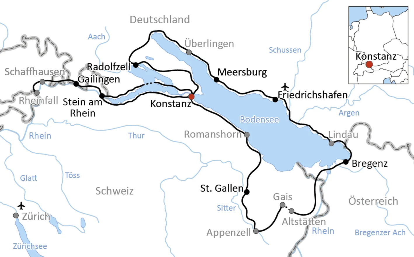 The Great Lake Constance Cycling Holiday