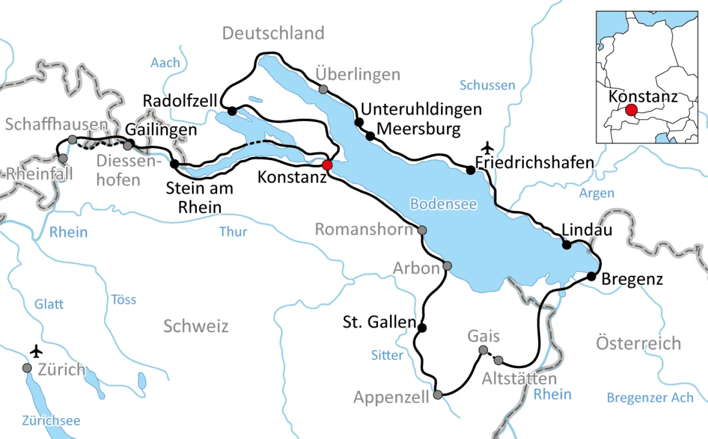 The Great Lake Constance Cycling Holiday