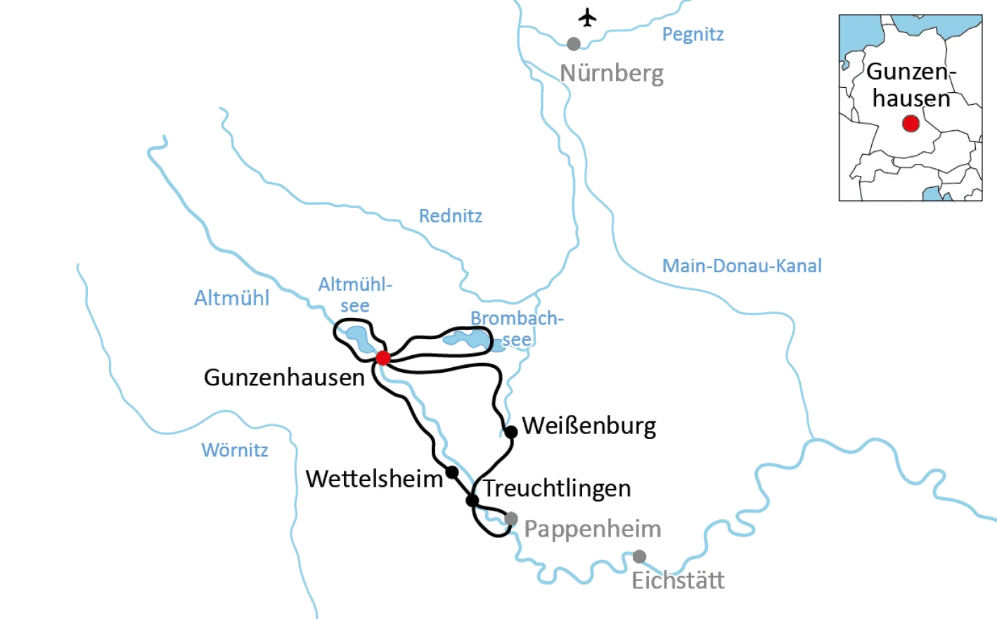 Family-Tour in the Altmühl-Valley