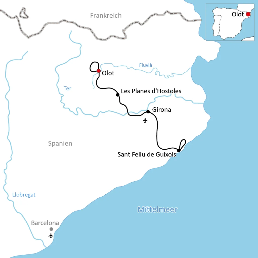 Cycle tour in Catalonia