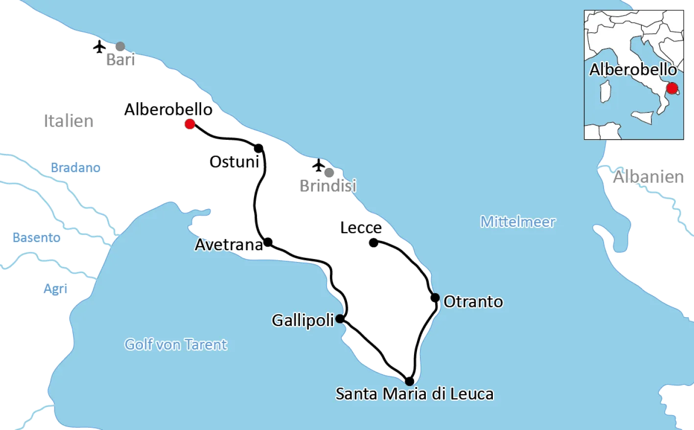 Cycling Tour in Puglia